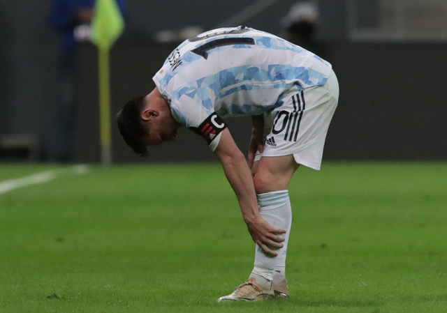 Messi Antar Argentina Ke Final Copa America 2021 Dengan Kaki Berdarah, 'Ternyata Leo Manusia!' Ujar Fans