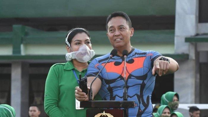 Istri KSAD Andika Perkasa Tak Kuasa Bendung Air Mata Saat Jenguk Personel TNI yang Tertembak   