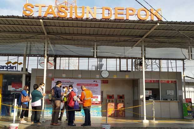 Wajib Mempunyai STRP, Penumpang KRL Commuter Line di Stasiun Depok Turun 35%