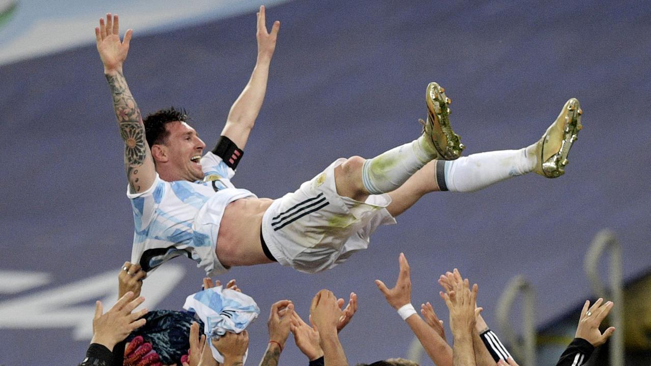 Argentina Samai Trofi Uruguay, Lionel Messi Pecah Telur
