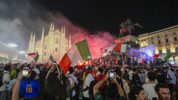Perayaan Italia Juara Euro 2020: Satu Tewas, Beberapa Luka 