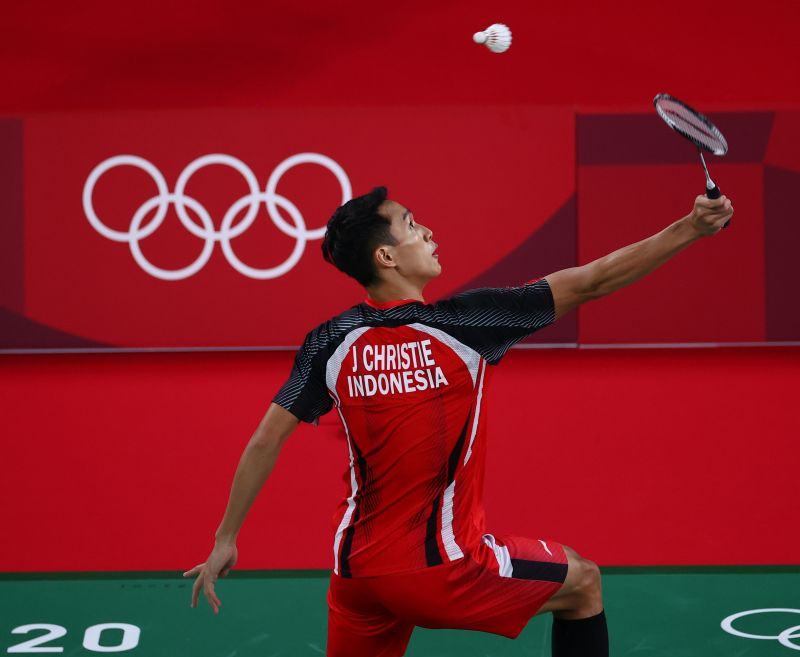 Link Live Streaming Wakil Indonesia di Bulutangkis Olimpiade Tokyo 2020 : Jonatan Christie vs Shi Yuqi 