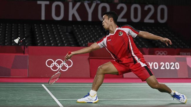 SEDANG BERLANGSUNG LINK Live Streaming SEMIFINAL Badminton di Olimpiade Tokyo 2021 : Anthony Sinisuka Ginting vs Chen Long