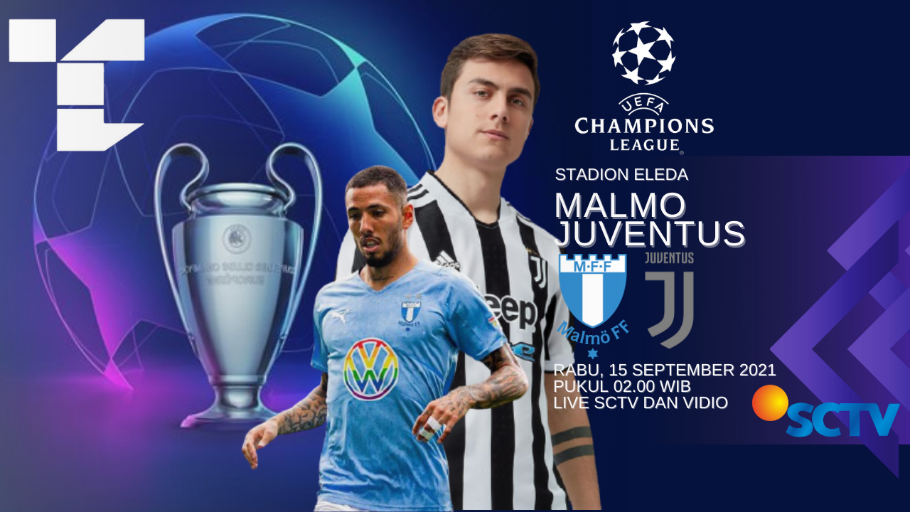 LINK Live Streaming Liga Champions : Malmo Vs Juventus, Si Nyonya Tua Punya Rekor Baik Saat Bertemu Malmo