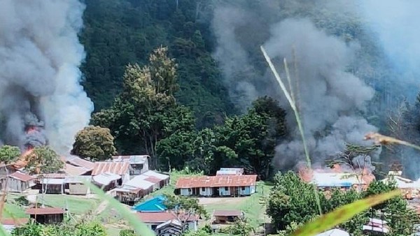 3 Nakes Masih Hilang Usai Teroris KKB Bakar Puskesmas di Pegunungan Bintang