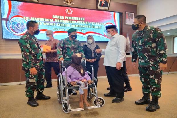 TMMD Ke-112 di Kota Depok Bentuk Komitmen TNI Bantu Masyarakat di Tengah Pandemi