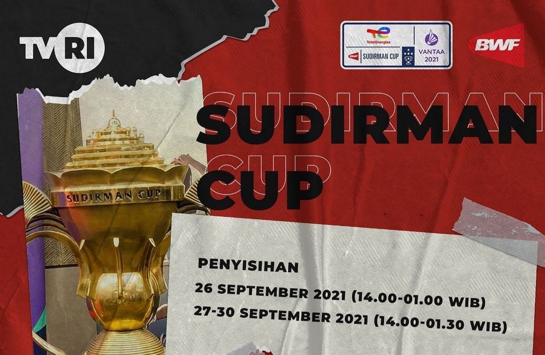 JADWAL SUDIRMAN CUP 2021 : Setelah Kalahkan Rusia, Indonesia Akan Jumpa Kanada Hari ini ! 