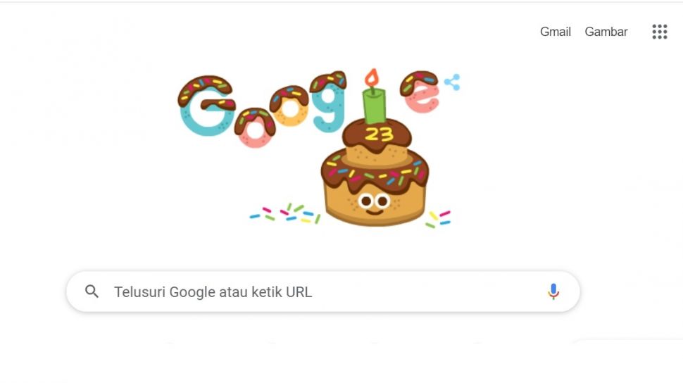 Makna di Balik Google Doodle Hari Ini: Angka 23 dan Kue Cokelat yang Menyapa