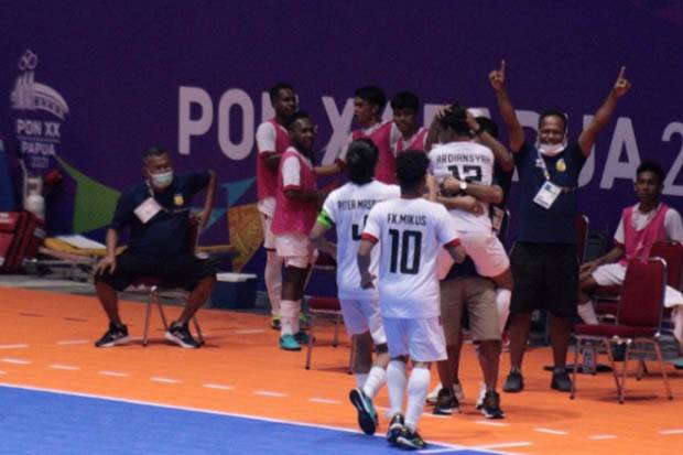 PON XX Papua 2021 : Bantai Jatim, Papua ke Final Futsal Putra
