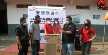 DPC PDI-P Kabupaten Garut Menggelar Gebyar Vaksinasi di Kelurahan Kota Kulon
