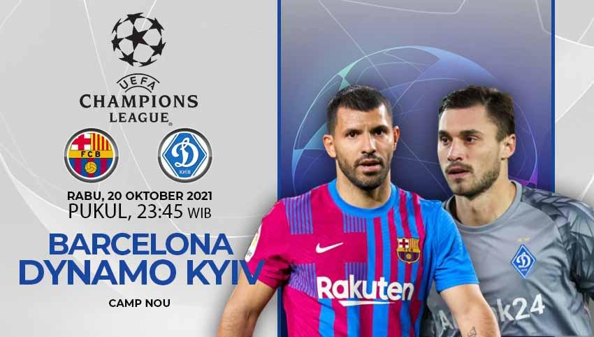 LINK Live Streaming Liga Champions : Barcelona vs Dynamo Kyiv, Pukul 02.00 WIB 