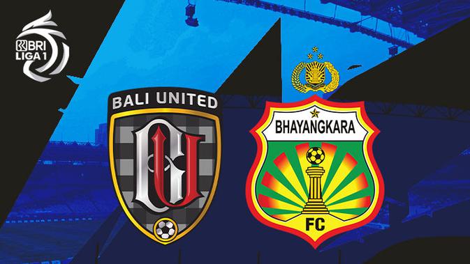 LINK Live Streaming BRI Liga 1 : Bali United Vs Bhayangkara FC, Duel Tim Papan Atas ! 