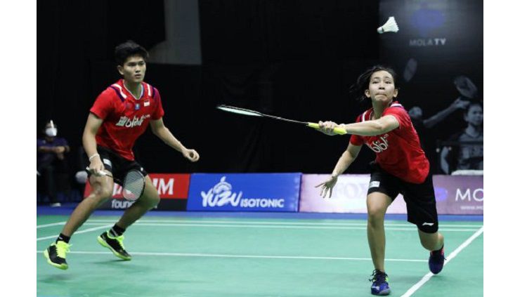 Hasil Indonesia Open 2021 : Adnan Maulana/Mychelle Chrystine Bandoso Balas Sikat Unggulan, Tembus 16 Besar