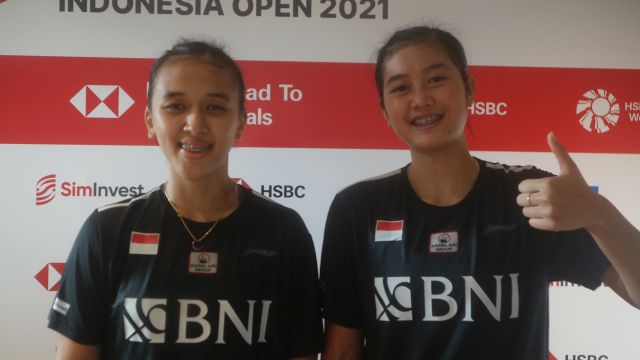 Indonesia Open 2021 : Pasangan Muda Febriana/Amalia Ganyang Unggulan 8 Malaysia