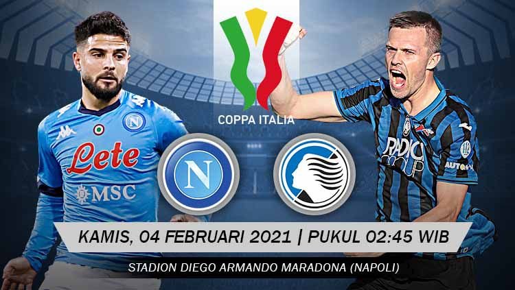 Serie A : Napoli Vs Atalanta, Dini Hari Nanti Pukul 02.45 WIB, Berikut LINK Live Streamingnya 