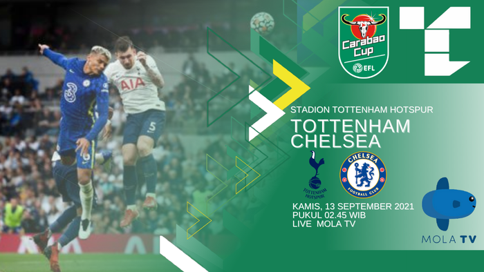 Carabao Cup SemiFinal Leg-2 : Tottenham Vs Chelsea, ini LINK Live Streamingnya, Spurs Butuh Menang 3-0 