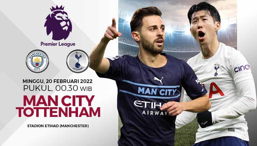 LINK LIve Streaming Premier League : Manchester City VS Tottenham Hotspur, LIve di SCTV