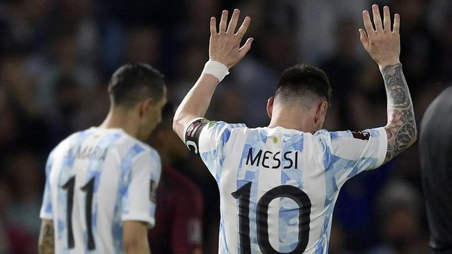 Messi Akhiri Paceklik Gol, Argentina Menang 3-0 atas Venezuela dan Catat Rekor   