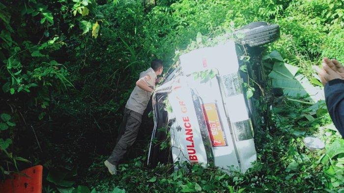 KECELAKAAN di Kabupaten Garut,  Ambulans Masuk Jurang, Baru Ditemukan Tadi Pagi, Sang Supir Terkapar Semalaman 