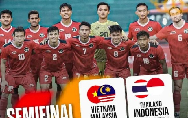LINK Live Streaming Semifinal SEA Games 2022 Cabor Sepakbola : Timnas Indonesia vs Thailand