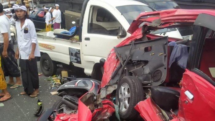 Kecelakaan Maut di Banjar Pacung Bali, 1 Orang Meninggal, Bus Bawa Rombongan Siswa Alami Rem Blong   