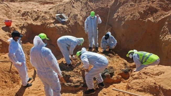 PBB Temukan Kuburan Massal di Tahourna Libya, Berisi Ratusan Jasad 