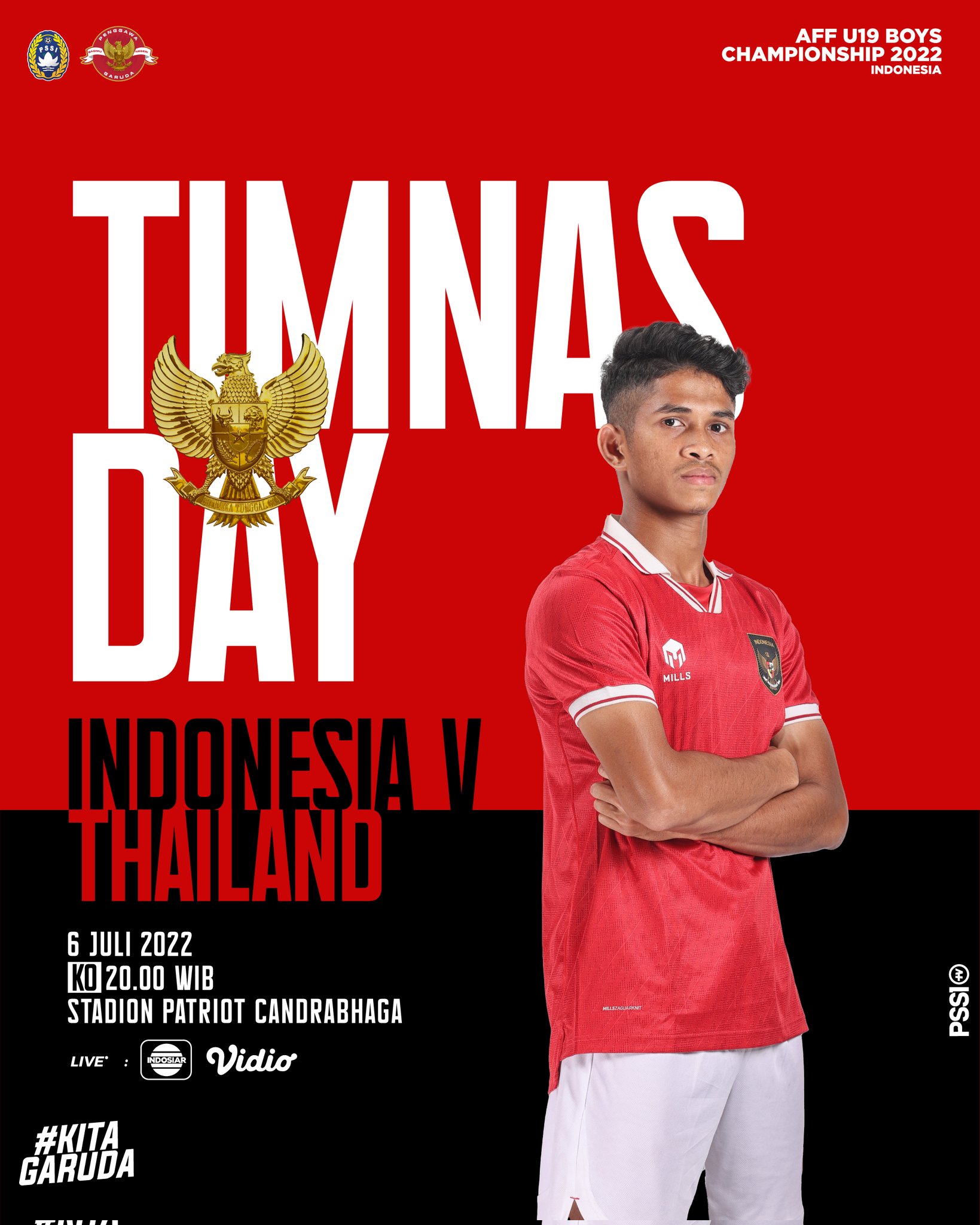 LINK Live Streaming Piala AFF U19 : Indonesia Vs Thailand, Duel Seru Bakalan Terjadi ! 
