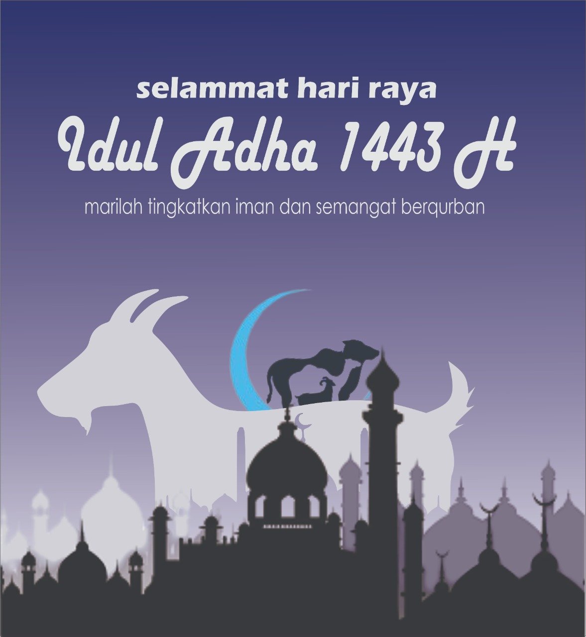 KUMPULAN Gambar dan Kata Mutiara Selamat Idul Adha 1443 H, Tinggal Download dan Copas Lalu Bagikan di Medsos Kalian !
