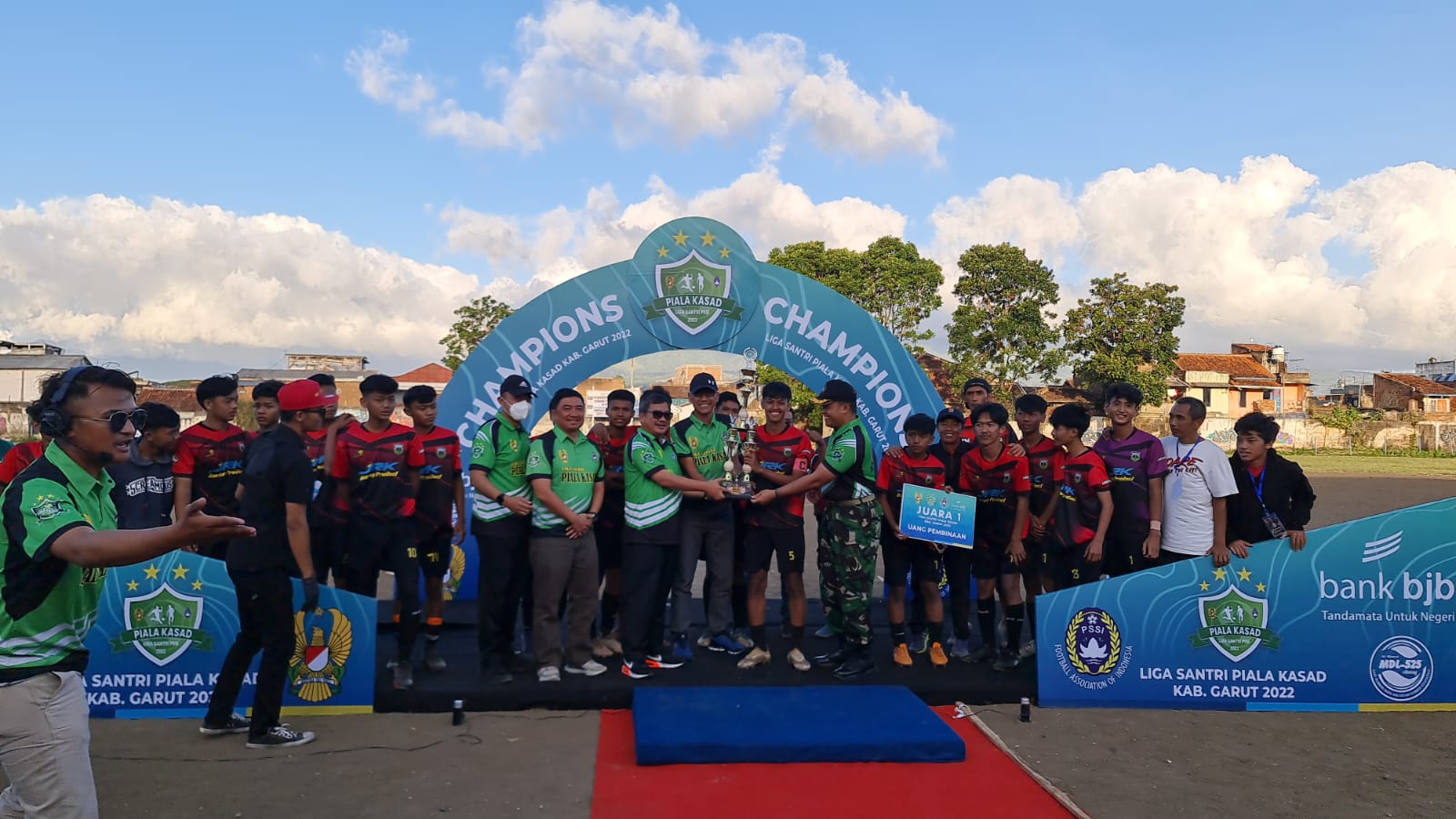 Bupati Garut Tutup Gelaran Liga Santri Piala KASAD Tahun 2022 tingkat Kabupaten Garut