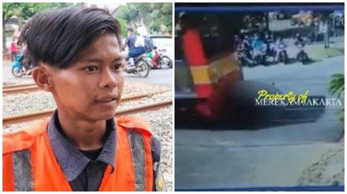 VIRAL Video ! Ojol Tewas Tertabrak KRL di Bintaro, Begini Penjelasan Saksi Mata 