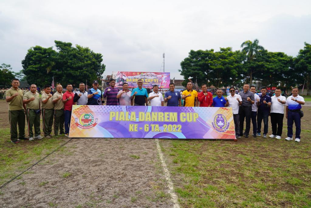 Bupati Garut, Buka Turnamen Sepakbola Danrem Cup ke-VI