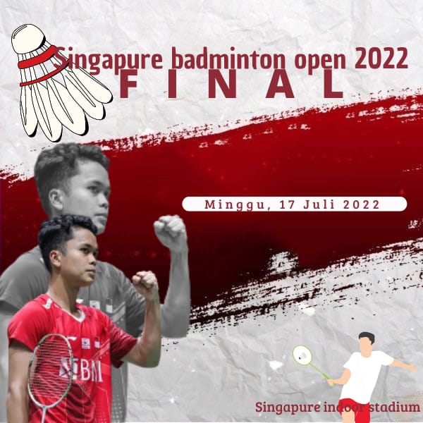 LINK Live Streaming FINAL Singapore Open 2022  Ada 4 Wakil Indonesia