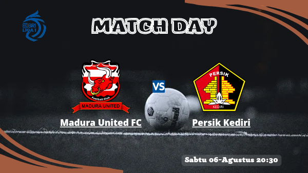 LINK Live Streaming BRI Liga 1 : Madura United VS Persik Kediri, Dimulai Pukul 18.00 WIB