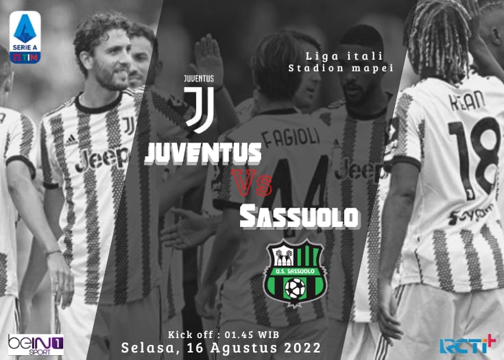 SERIE A: Juventus Vs Sassuolo, Laga Pedana Si Nyonya Tua di Liga Italia Dini Hari Nanti, Ini LINK Live Streamingnya ! 