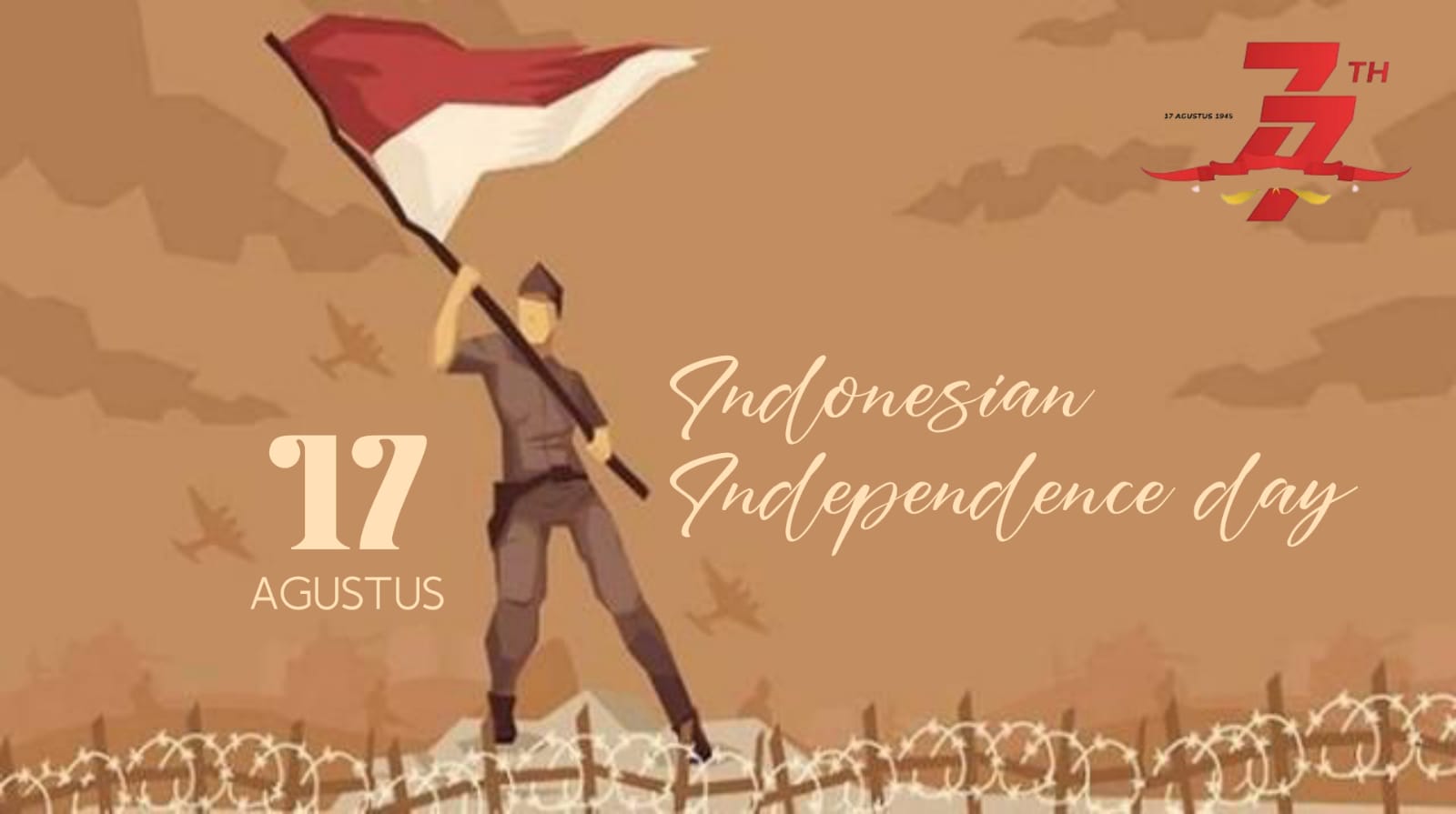 Berikut Beberapa LINK TWIBBON Dirgahayu Ke-77 Republik Indonesia  