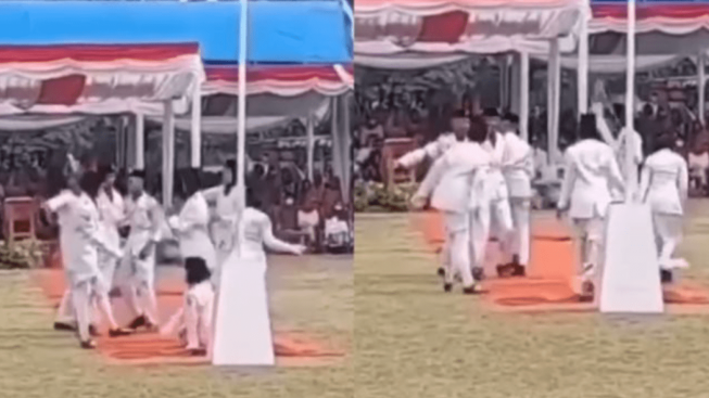 VIRAL VIDEO ! Paskibraka Perempuan Joget Sampai Nungging di Depan Tiang Bendera Tuai Kritikan Warganet !