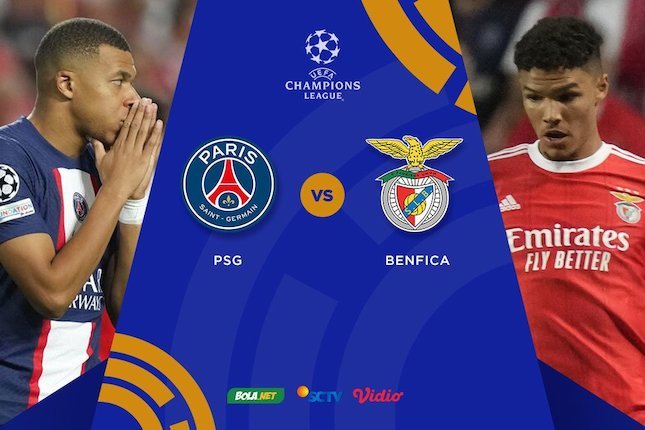LINK Live Streaming Liga Champions: Paris Saint-Germain Vs Benfica, PSG Tanding Tanpa Messi ! 