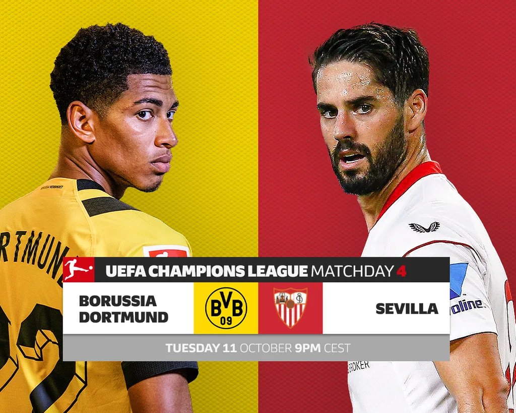 LINK Live Streaming Liga Champions: Dortmund Vs Sevilla, Perebutan Tiket ke Babak 16 Besar ! 