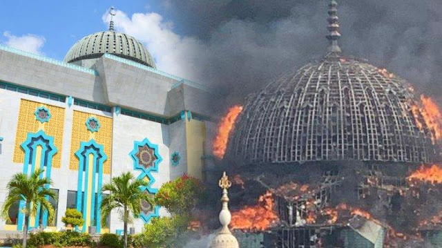 Ternyata Ini Penyebab Kebakaran Masjid JIC Hingga Kubahnya Langsung Ambruk 