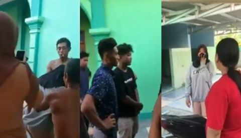 PARAH ! Sejoli yang Masih SMP Terpergok Mesum di Kamar Mandi Masjid Oleh Warga ! 