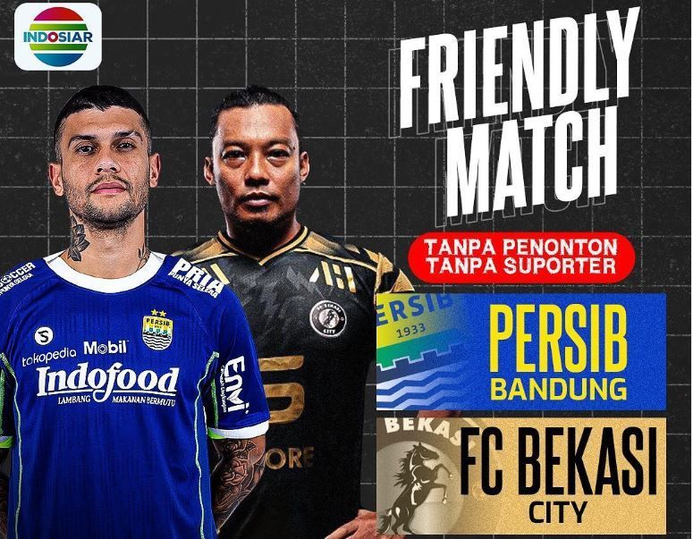 LINK Live Streaming Persib Vs Bekasi City FC, Partai Uji Coba Untuk Maung Bandung ! 