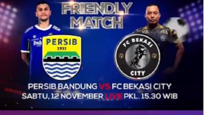 SEDANG BERLANGSUNG! LINK Live Streaming Laga Uji Coba : Persib Bandung VS FC Bekasi City