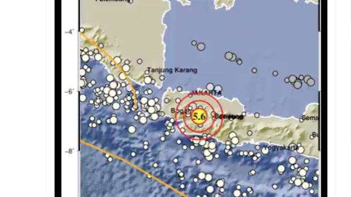 Gempa Berkekuatan M5,6 Guncang Cianjur, Sampai Terasa di Jakarta