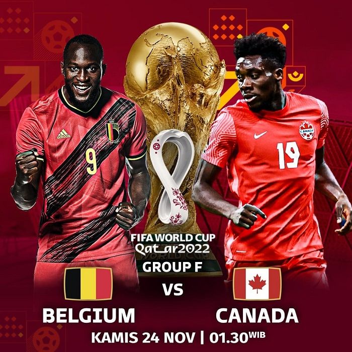 LINK Live Streaming Piala Dunia 2022 Qatar: Belgia Vs Kanada, Generasi emas Belgia Memasuki Masa Senja ! 