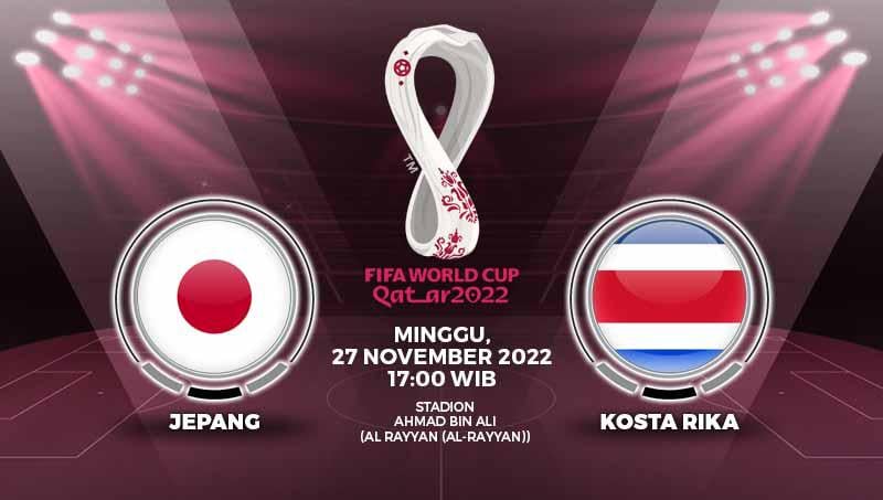 LINK Live Streaming  Piala Dunia Qatar 2022 : Jepang vs Kosta Rika, (Minggu 27 November 2022)