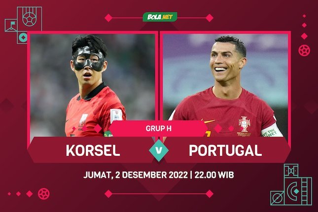 Piala Dunia 2022 Qatar : Korea Selatan Vs Portugal ! Oppa Son Heung Min Bisa Kalahkan Tim Bang Dodo ? Saksikan Disini Berikut LINK Live Streamingnya 