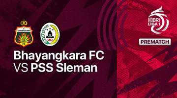 LINK Live Streaming BRI Liga 1: Bhayangkara FC Vs PSS Sleman, Mulai Pukul 15.00 WIB ! 