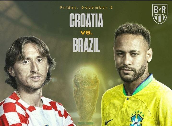 LINK Live Streaming PEREMPAT FINAL Piala Dunia 2022: Kroasia Vs Brasil, Tim Samba Bisa Menari Lagikah ? 