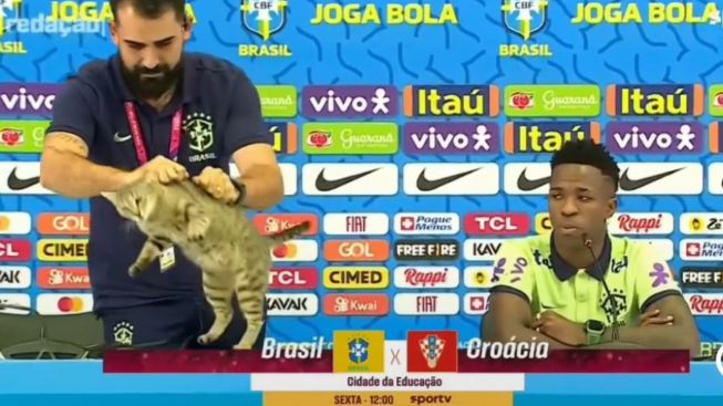 Kalah Menyakitkan dari Kroasia, Timnas Brasil Disebut Kena Karma Karena Buang Kucing 