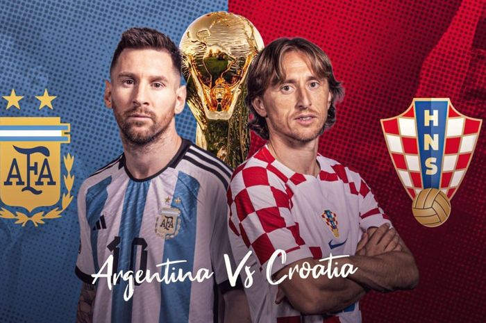 LINK Live Streaming SEMIFINAL Piala Dunia 2022: Argentina Vs Kroasia, Partai Hidup Mati Bagi Lionel Messi Untuk Tiket Final ! 